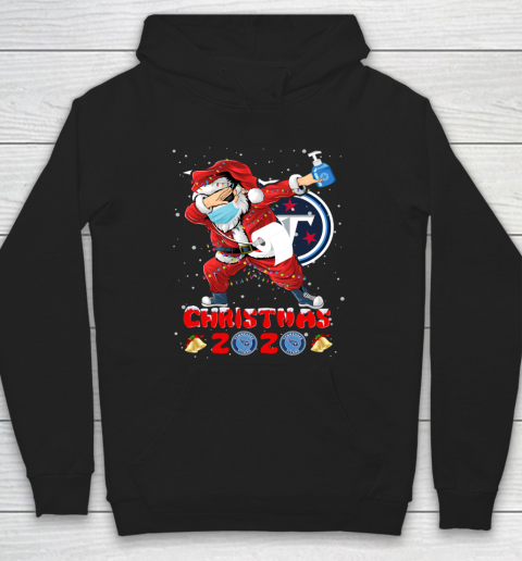 Tennessee Titans Funny Santa Claus Dabbing Christmas 2020 NFL Hoodie
