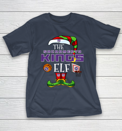 Sacramento Kings Christmas ELF Funny NBA T-Shirt 3
