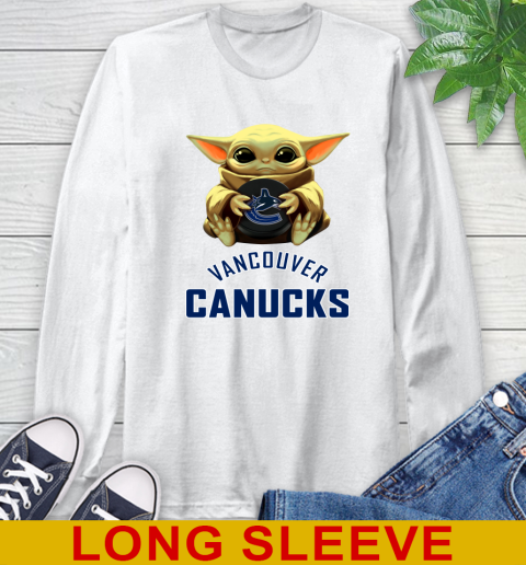 NHL Hockey Vancouver Canucks Star Wars Baby Yoda Shirt 58