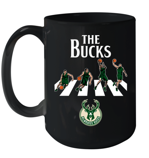 NBA Basketball Milwaukee Bucks The Beatles Rock Band Shirt Ceramic Mug 15oz