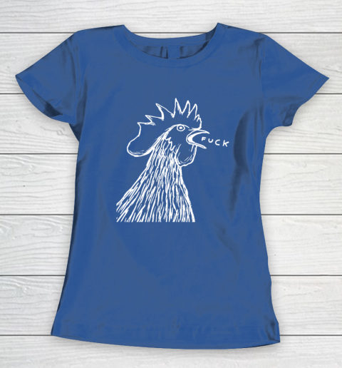 Funny Chicken Rooster Saying FUCK Women's T-Shirt 6