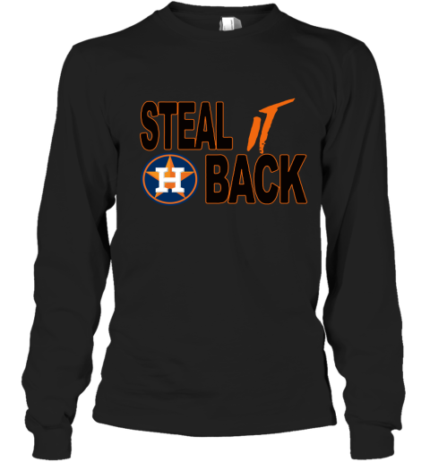 x4nl steal it back houston astros long sleeve tee 14 front black