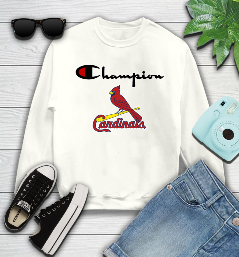 MLB Baseball St.Louis Cardinals Champion Shirt Youth Sweatshirt