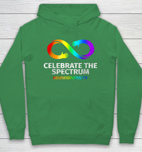 Neurodiversity Celebrate Spectrum Infinity Autism Awareness Hoodie 5