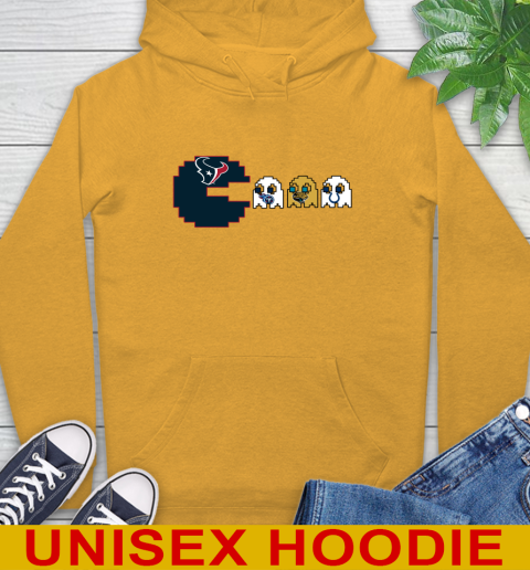 Houston Texans NFL Football Pac Man Champion Hoodie 3