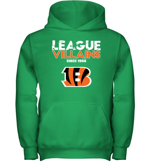 NFL League Villains Since 1968 Cincinnati Bengals Youth Hoodie - Rookbrand