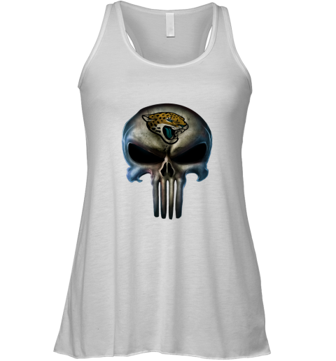 Jacksonville Jaguars The Punisher Mashup Football Racerback Tank