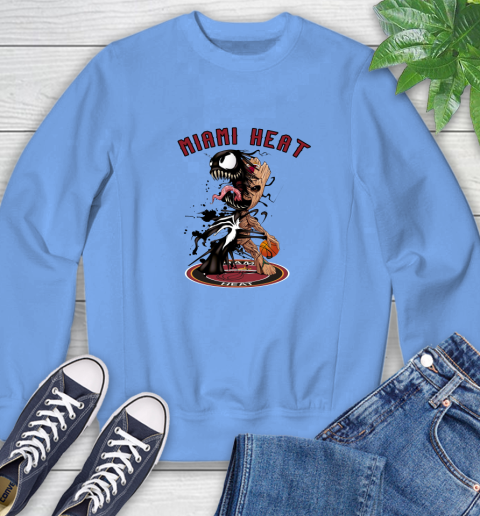 NBA Miami Heat Basketball Venom Groot Guardians Of The Galaxy Sweatshirt 11
