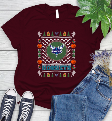 Charlotte Hornets Merry Christmas NBA Basketball Loyal Fan Ugly Shirt 92