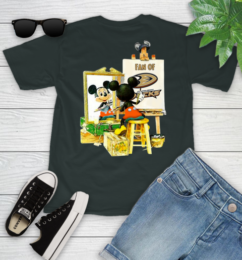 NHL Hockey Anaheim Ducks Mickey Drawing Shirt 98