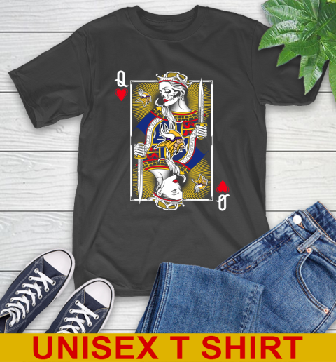 NFL Football Minnesota Vikings The Queen Of Hearts Card Shirt T-Shirt