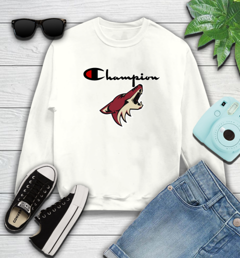 NHL Hockey Arizona Coyotes Champion Shirt Sweatshirt