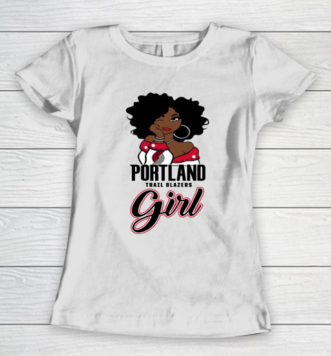 Portland Trail Blazers Girl NBA Women's T-Shirt 3