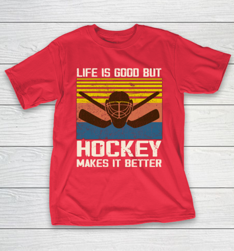 Life is good best sale hockey t shirt