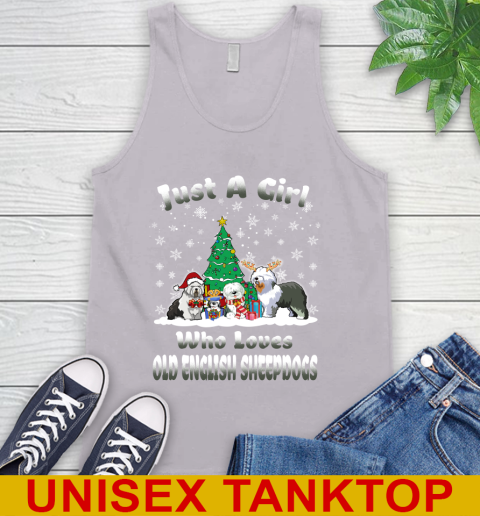 Christmas Just a girl who love old english sheepdogs dog pet lover 69