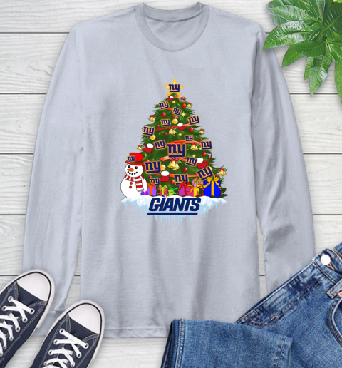 New York Giants Merry Christmas NFL Football Sports Long Sleeve T-Shirt 6