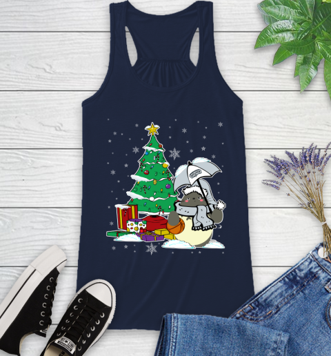 San Antonio Spurs NBA Basketball Cute Tonari No Totoro Christmas Sports Racerback Tank 10