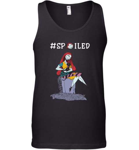 Spoiled Sally And Black Cat Halloween Tank Top