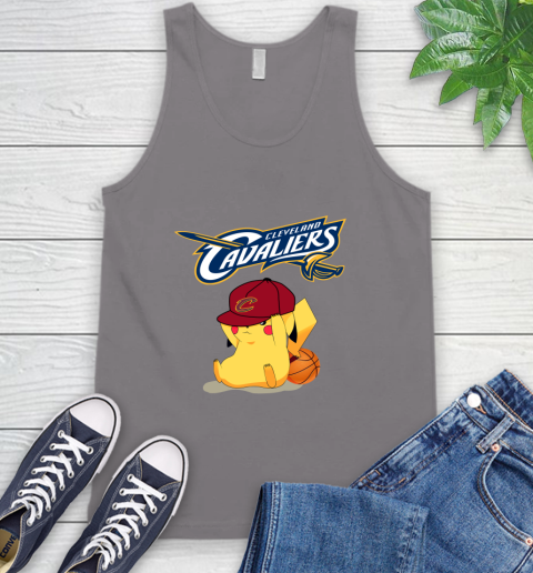 NBA Pikachu Basketball Sports Cleveland Cavaliers Tank Top 7