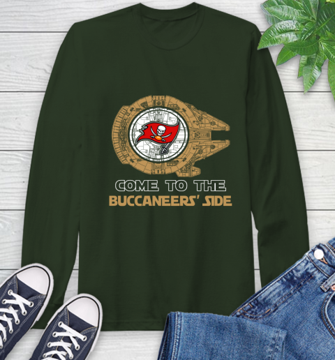 NFL Come To The Tampa Bay Buccaneers Star Wars Football Sports Long Sleeve T-Shirt 7