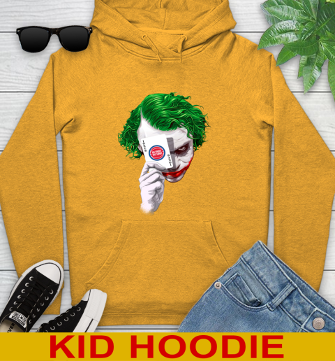 Detroit Pistons NBA Basketball Joker Card Shirt Youth Hoodie 2