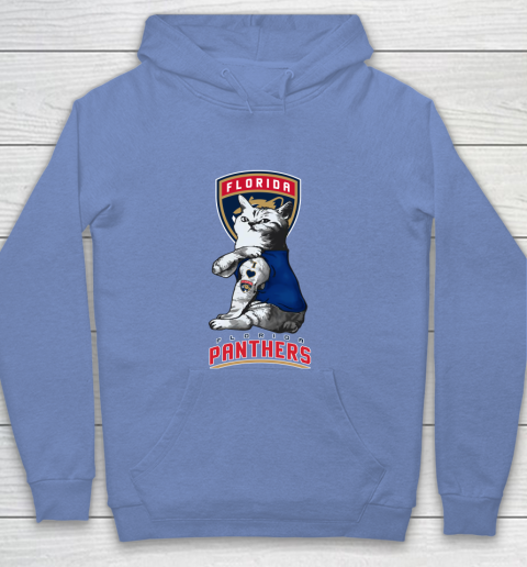 NHL My Cat Loves Florida Panthers Hockey Youth Hoodie 8