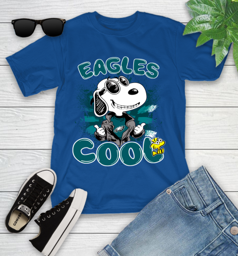 NFL Football Philadelphia Eagles Cool Snoopy Shirt Youth T-Shirt 10