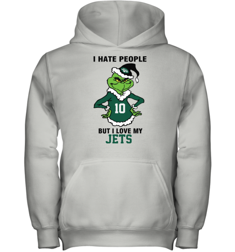 I Hate People But I Love My Jets New York Jets NFL Teams Youth Hoodie