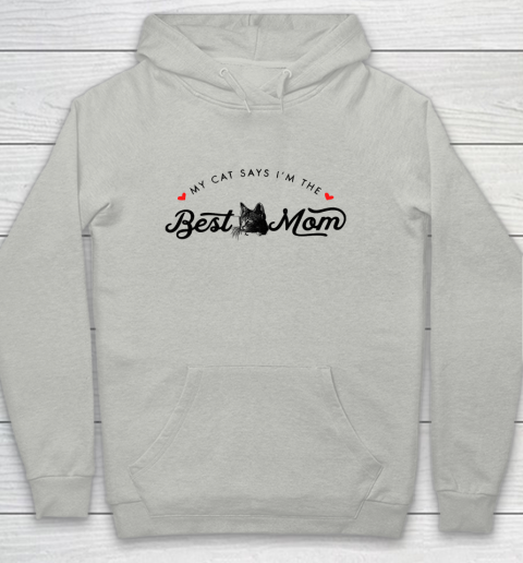 Mother's Day Funny Gift Ideas Apparel  Vintage Cute Best Cat Mom Kitty Mothers Day Gift T Shirt Youth Hoodie