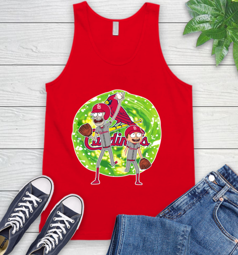 MLB St.Louis Cardinals Rick And Morty Baseball Sports Tank Top 6