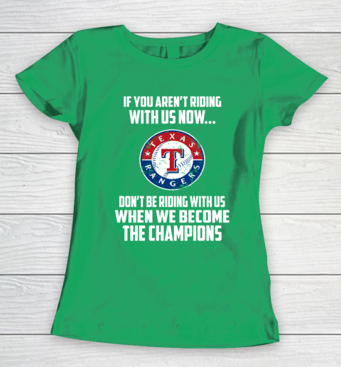 MLB Texas Rangers Baseball We Become The Champions Women's T-Shirt - Image 6