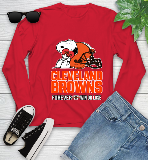 NFL The Peanuts Movie Snoopy Forever Win Or Lose Football Cleveland Browns 135