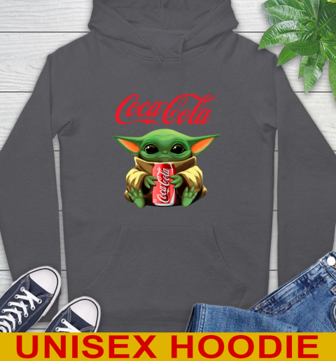 Star Wars Baby Yoda Hugs Coca Cola Soft Drink Shirt 19