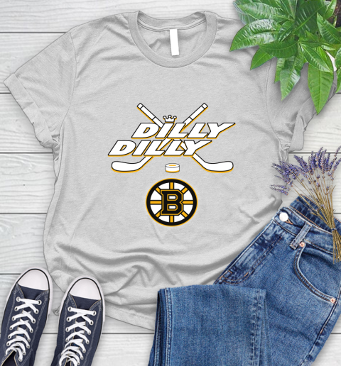 NHL Boston Bruins Dilly Dilly Hockey Sports Women's T-Shirt