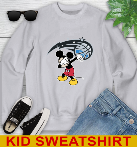 Orlando Magic NBA Basketball Dabbing Mickey Disney Sports Youth Sweatshirt 4