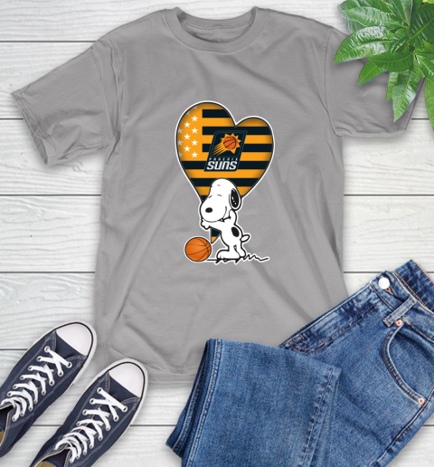 Phoenix Suns NBA Basketball The Peanuts Movie Adorable Snoopy T-Shirt 6