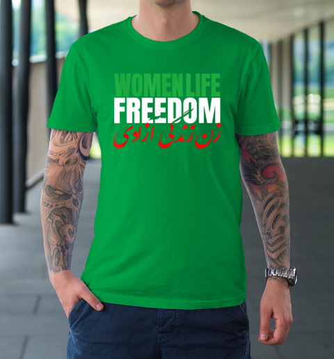 Iran Zan Zendegi Azadi Persian Woman Life Freedom T-Shirt 5