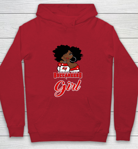 Tampa Bay Buccaneers Girl NFL Youth Hoodie 9