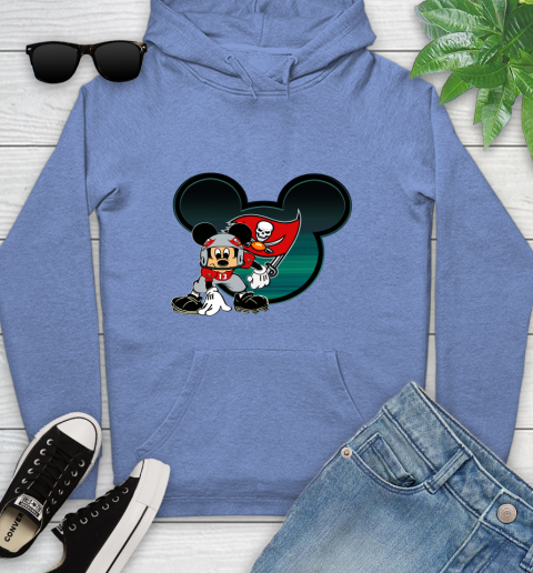 NFL Tampa Bay Buccaneers Mickey Mouse Disney Football T Shirt Youth Hoodie 12