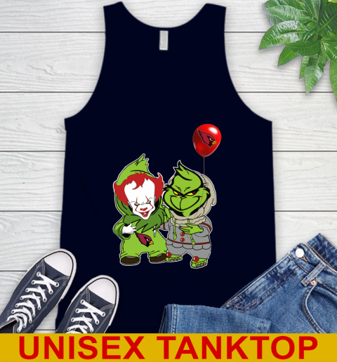 Arizona Cardinals Baby Pennywise Grinch Christmas NFL Football Tank Top 3