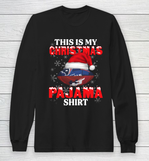 Houston Texans This Is My Christmas Pajama Shirt NFL Long Sleeve T-Shirt