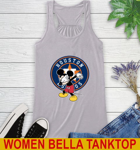 Houston Astros MLB Baseball Dabbing Mickey Disney Sports Racerback Tank 5