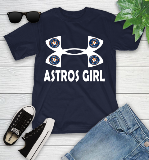 MLB Houston Astros Under Armour Baseball Sports Youth T-Shirt 2