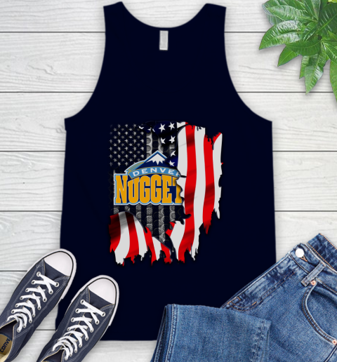 Denver Nuggets NBA Basketball American Flag Tank Top 2