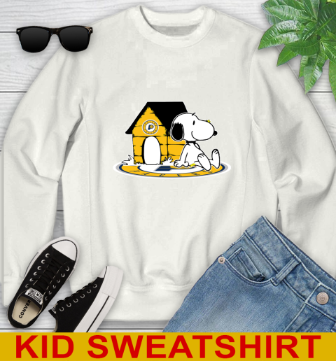 NBA Basketball Indiana Pacers Snoopy The Peanuts Movie Shirt Youth Sweatshirt
