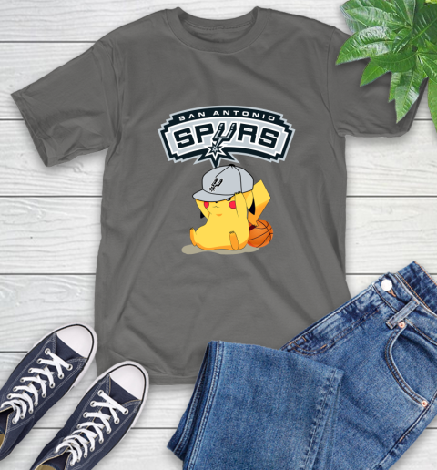 NBA Pikachu Basketball Sports San Antonio Spurs T-Shirt 9