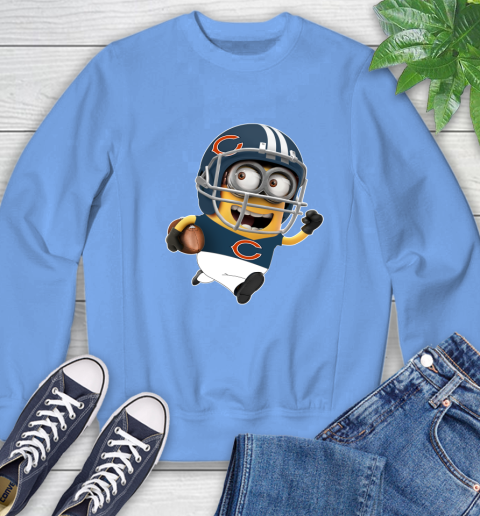 NFL Chicago Bears Minions Disney Football Sports Sweatshirt 11