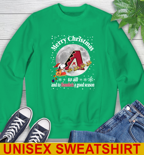 Arizona Diamondbacks Merry Christmas To All And To Diamondbacks A Good Season MLB Baseball Sports Sweatshirt 8