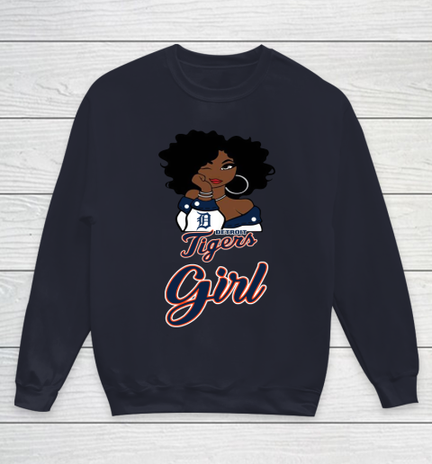 Detroit Tigerss Girl MLB Youth Sweatshirt 3