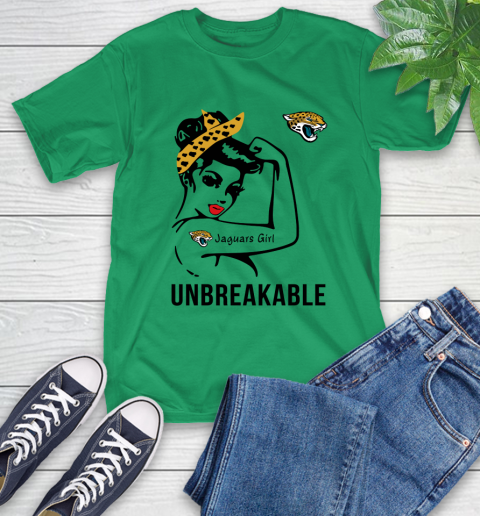 NFL Jacksonville Jaguars Girl Unbreakable Football Sports T-Shirt 5